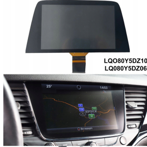 8-calowy ekran dotykowy LCD LQ080Y5DZ10 do samochodu OPEL Vauxhall