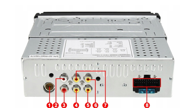 Radio samochodowe Vortex VRT10-4538 1-DIN - obrazek 5