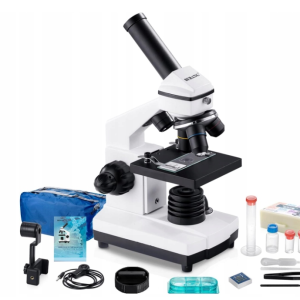 Mikroskop biologiczny z akcesoriami BEBANG 100X-2000X dla uczniów