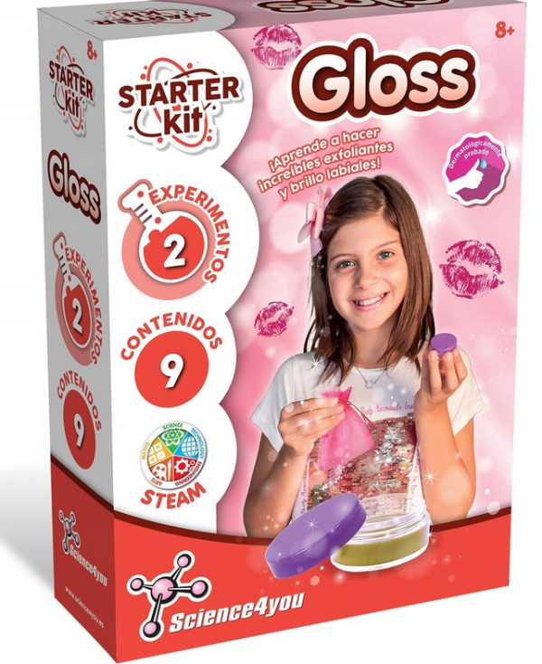 Science4you Starter Kit Lipgloss - Stwórz własne usta, naukowe i edukacyjne