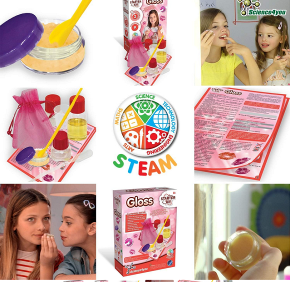 Science4you Starter Kit Lipgloss - Stwórz własne usta, naukowe i edukacyjne - obrazek 5