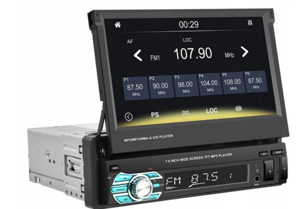 Radio samochodowe VBESTLIFE 9601G 1-DIN - obrazek 2