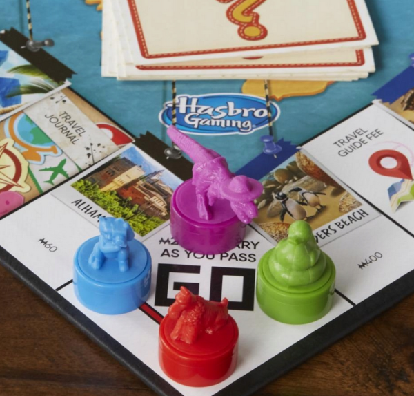 Gra planszowa Monopoly Podróż dookoła Świata Hasbro - wersja NIEMIECKA - obrazek 4