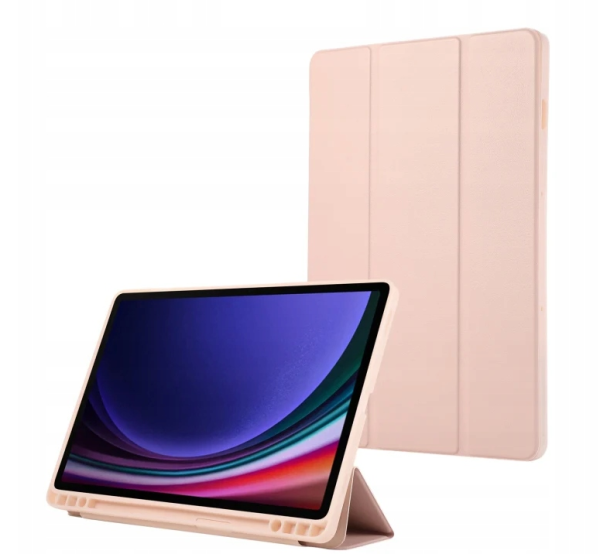 Etui Samsung Galaxy Tab S10 FE / S9 FE 3-Fold Pure Color Tablet Case Pen Sl