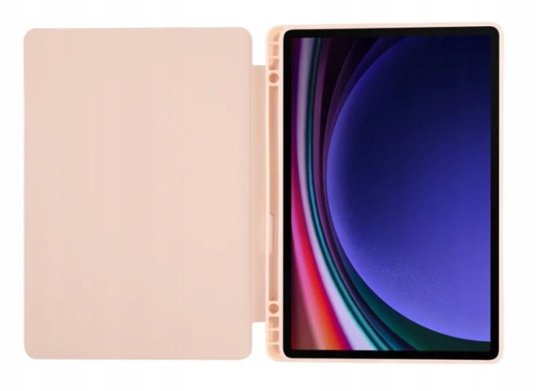 Etui Samsung Galaxy Tab S10 FE / S9 FE 3-Fold Pure Color Tablet Case Pen Sl - obrazek 3