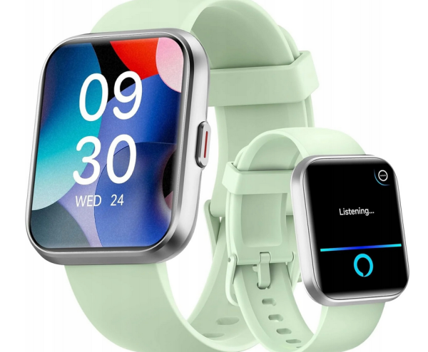 Smartwatch dla kobiet Fitpolo ID208P zielony wbudowana Alexa