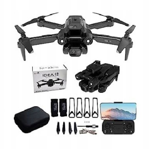 Dron IDEA 12 z kamerą HD regulowany RC FPV WiFi Składany dron dla dzieci