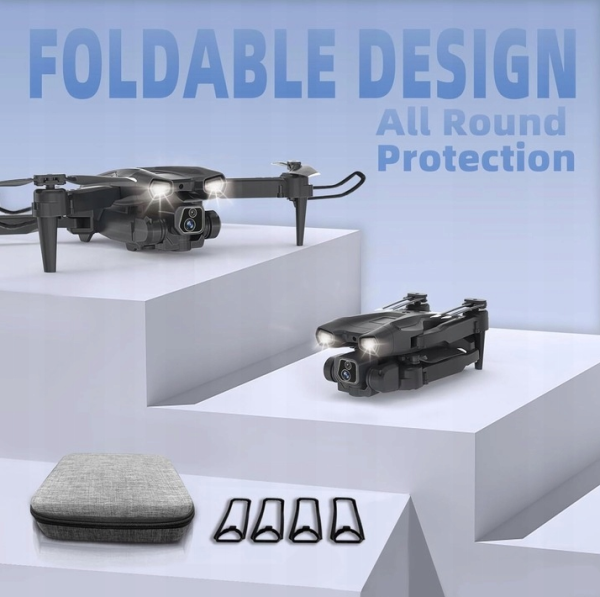 Dron IDEA 12 z kamerą HD regulowany RC FPV WiFi Składany dron dla dzieci - obrazek 2