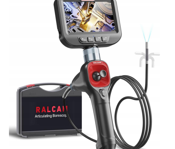 Ralcam Kamera endoskopowa 6,2 mm endoskop F606B 360° 4,3" inspekcyjna nowa