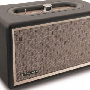 Głośnik Bluetooth – bezprzewodowe styl retro 60 W – czarny 4 godziny