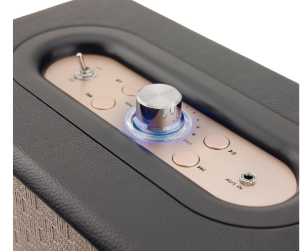 Głośnik Bluetooth – bezprzewodowe styl retro 60 W – czarny 4 godziny - obrazek 3
