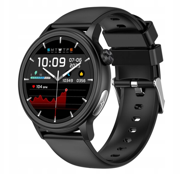 Smart Watch ET470 1.39-calowy ekran HD monitorowanie zdrowia funkcje