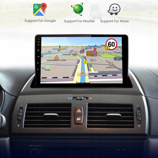 Radio samochodowe dla BMW X3 E83 2003 2004-2011 CarPlay Android Auto 1 - obrazek 2