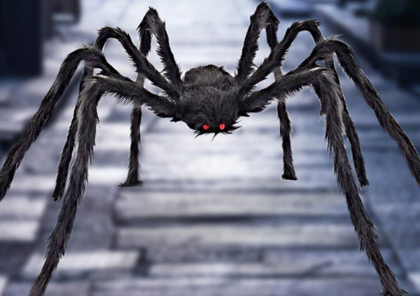 Pająk halloween olbrzym gigant tarantula dekoracja