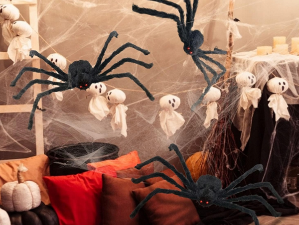 Pająk halloween olbrzym gigant tarantula dekoracja - obrazek 2