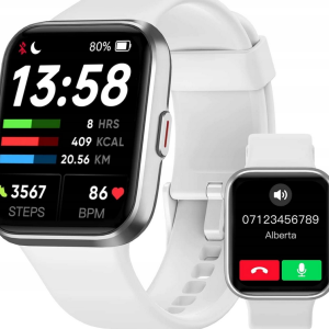 Smartwatch aeac ID208Plus srebrny