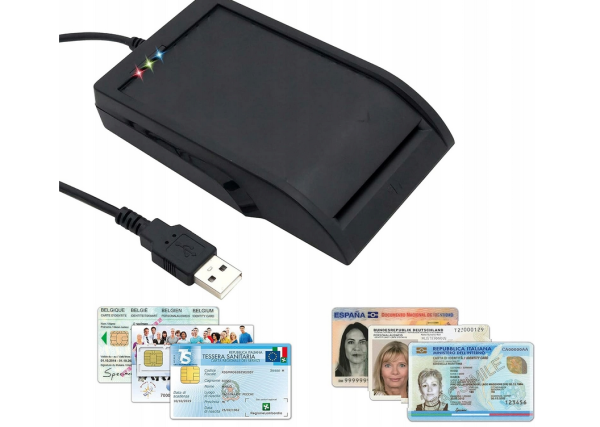 Czytnik kart dowodów SecurData CIE Plus Smart Card Reader NFC