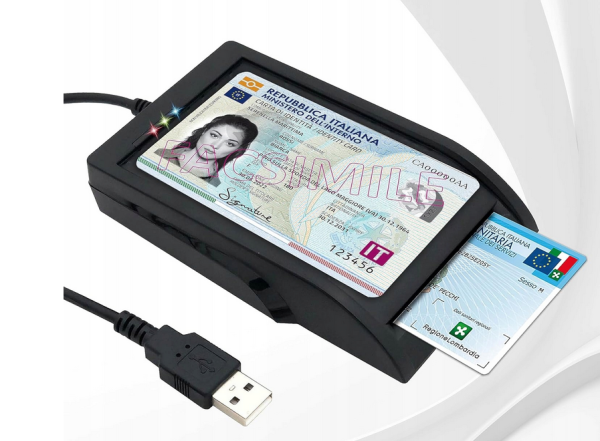 Czytnik kart dowodów SecurData CIE Plus Smart Card Reader NFC - obrazek 2