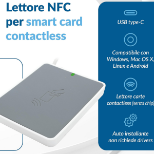 Internavigare uTrust 3700F – Czytnik CIE 3.0 USB-A NFC/RFID do e-Dowodu