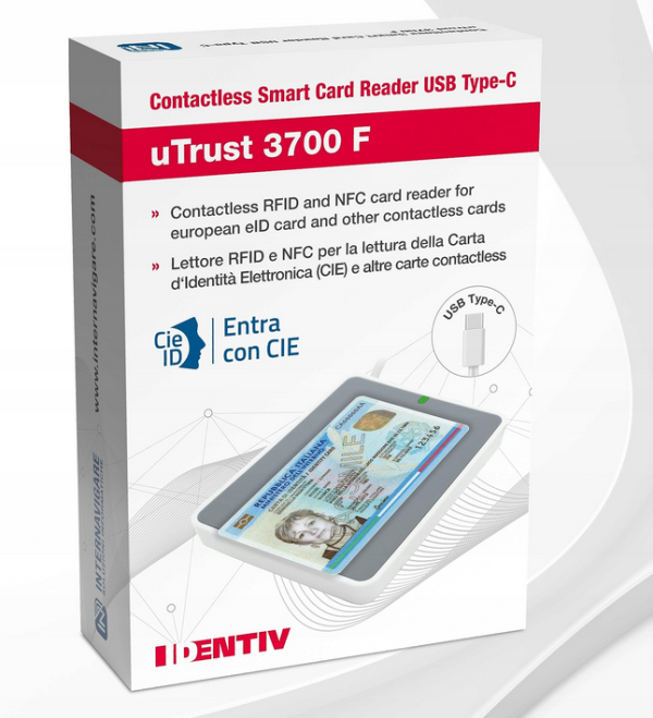 Internavigare uTrust 3700F – Czytnik CIE 3.0 USB-A NFC/RFID do e-Dowodu - obrazek 2