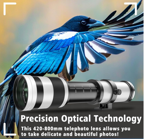 Lightdow Teleobiektyw 420-800mm F8,3 - canon 5D, 6D - obrazek 3