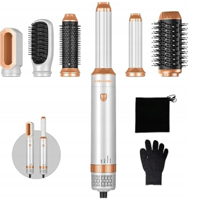 ATOPSKINS WT-632 ZESTAW DO STYLIZACJI WŁOSÓW 6 w 1 HOT AIR STYLER