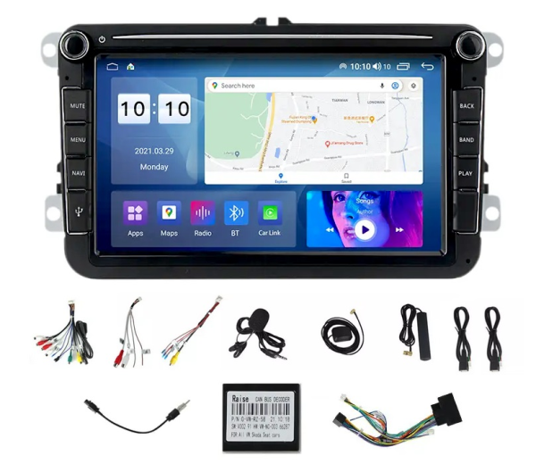 RADIO ANDROID GPS VW PASSAT B6 B7 GOLF V VI CARPLAY WIFI 4/64GB MODEM SIM