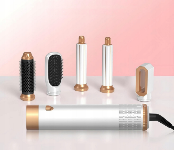 Suszarka szczotka lokówka 5w1 UKLISS Airstyler 1000W jonizacja włosów - obrazek 2