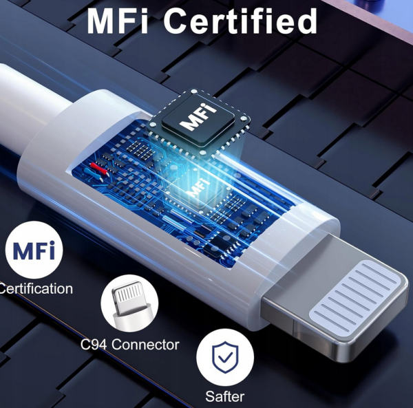 Zestaw kabli USB typ C - Apple Lightning iLikable + 3 ładowarki - obrazek 3
