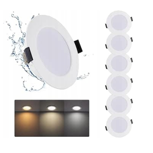 Grebeam 6 lamp sufitowych 12W 1080 lumenów