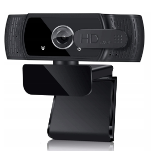 EYONME W6 Full HD 1080P kamera do laptopa z mikrofonem czarna kamera
