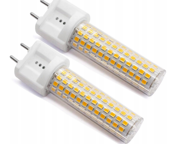 2x Żarówka LED G12 15W, 4000K, 1500 lumenów