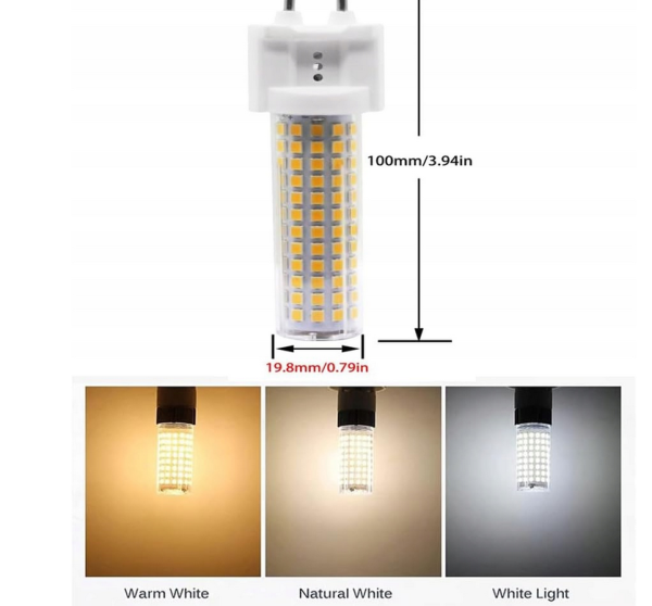 2x Żarówka LED G12 15W, 4000K, 1500 lumenów - obrazek 4