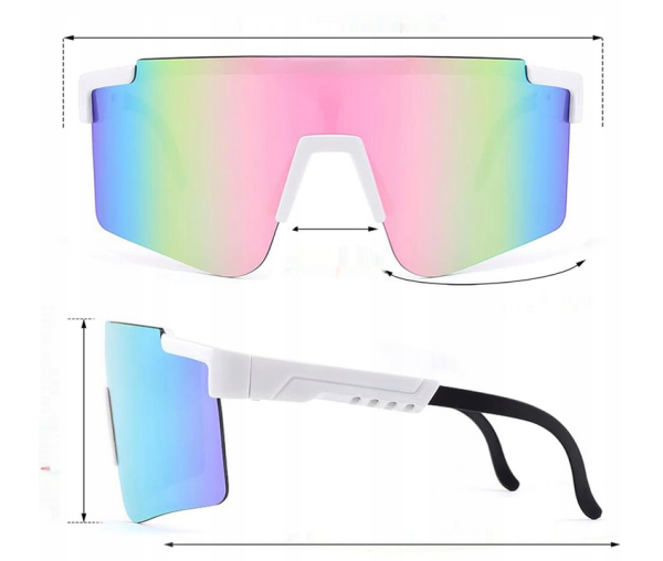 FEISEDY Sportowe okulary przeciwsłoneczne, ochrona UV400, model B2837 - obrazek 5