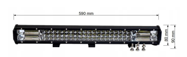 Lampa robocza halogen panel LED COMBO 324 W 57 cm - obrazek 4