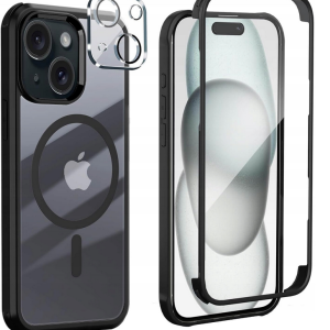 Leedia iPhone 15 PLUS Wbudowane szkło Ochrona ekranu 6,7 cala