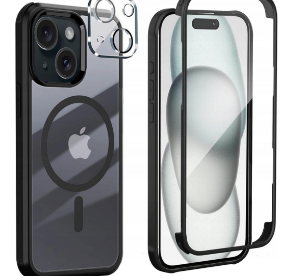 Leedia iPhone 15 PLUS Wbudowane szkło Ochrona ekranu 6,7 cala